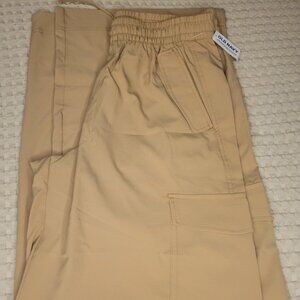 NWT Old Navy Stretch Tech Wide Leg Cargo Pants Women's Medium